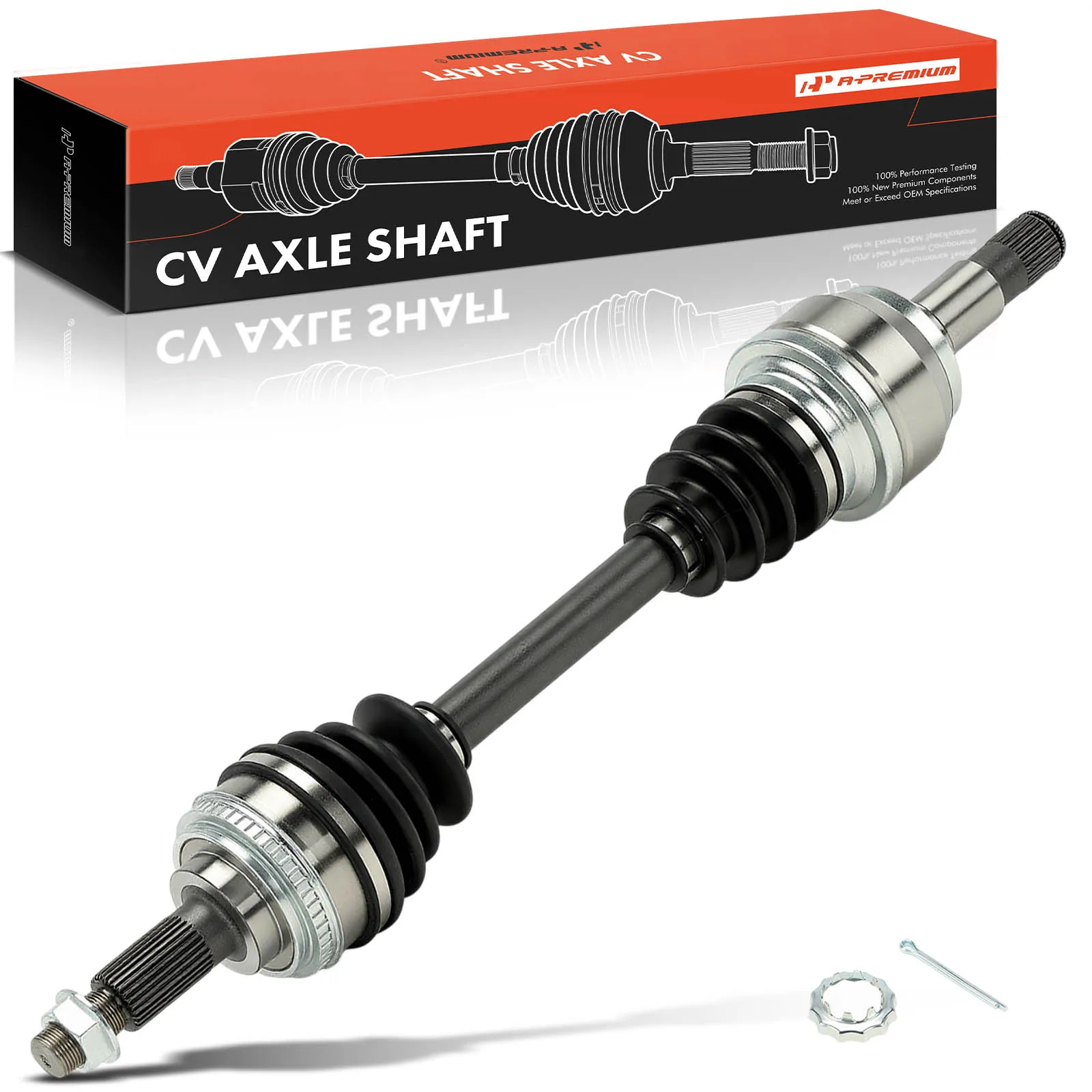 A-Premium Front Driver Side Plug-in Style CV Axle Assembly for Toyota Camry 1997-1999 Solara 1999-2002 Lexus ES300 1992-1993