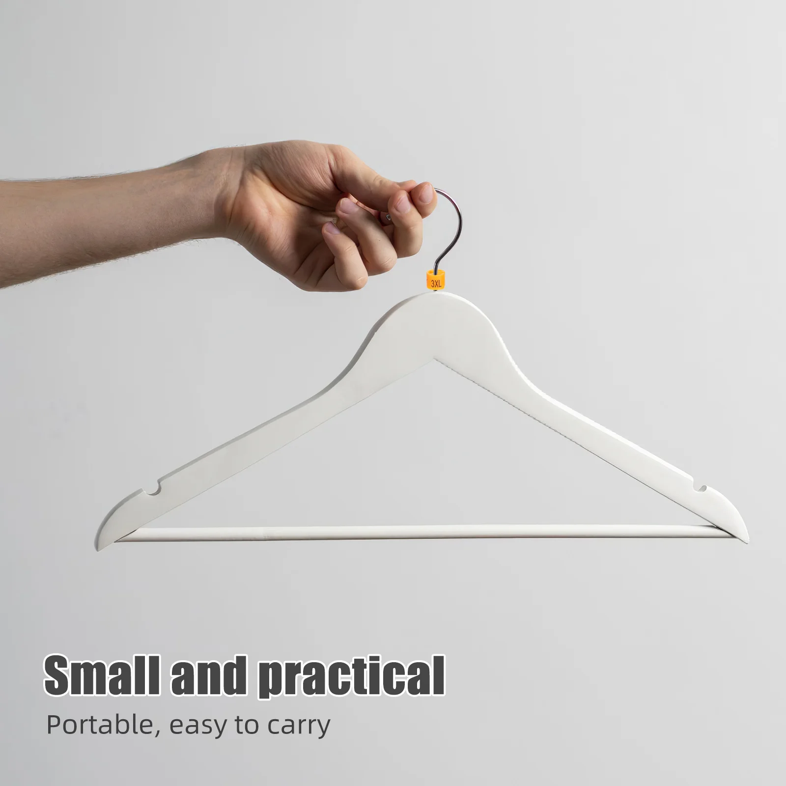 

100Pcs Clothes Size Tags Plastic Hanger Markers Xxs-5xl Color Coded Dividers for Retail Wardrobe Organization Clothes Size Tag