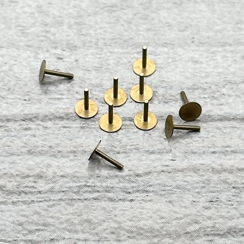 5/10PCSWatch Dial Pin 0.6mm Diameter Copper Material Fixed Dial With Locating Foot Repair Dial Accessories Watch Repair Parts