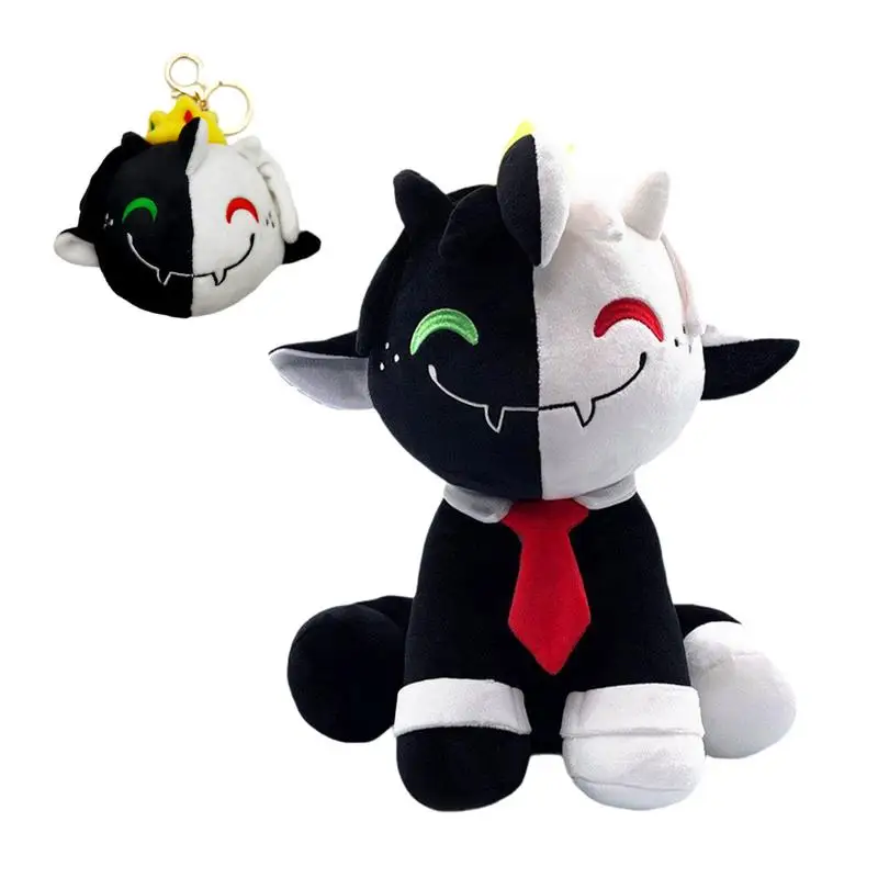 

30cm BanRoo Doll Plush Toy Anime Stuffed Animal black white Sheep Monsters Doll Throw Pillow Boys Girls Soft Toys Children Gifts