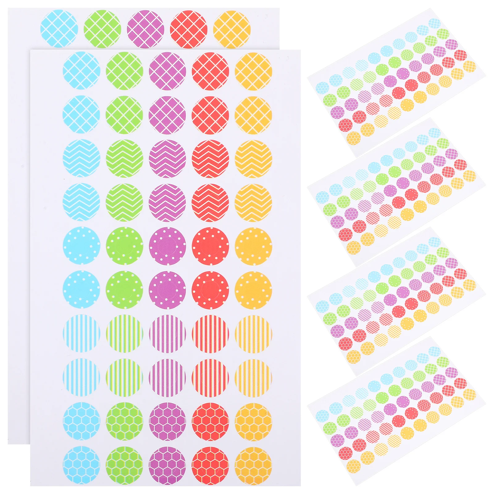 لكمة تعزيز ملصقات 6 أوراق تعزيز ثقب الورق ل مجلدات أوراق فضفاضة أجهزة الكمبيوتر المحمولة المخططين ثقب الحرف اليدوية #6