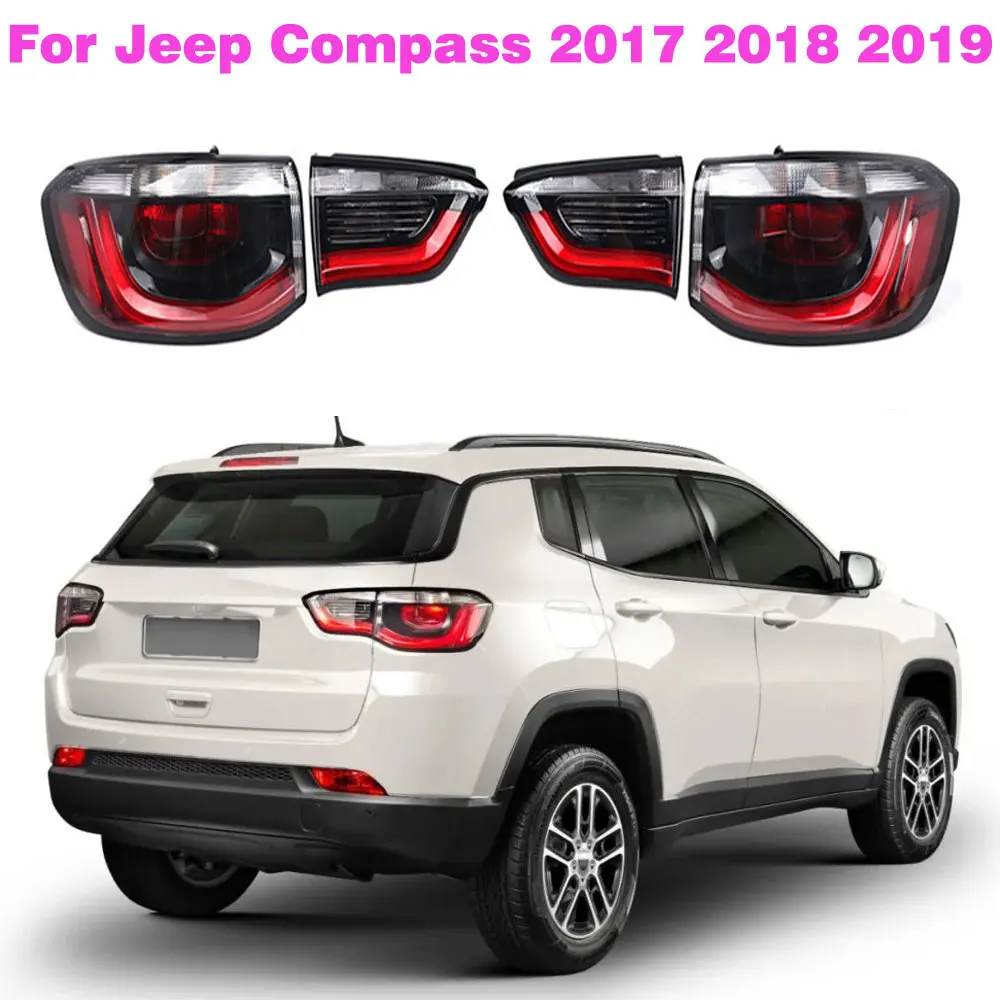 Inner Tail Light For Jeep Compass 2017 2018 2019 Rear Brake Light Tail Light Assembly