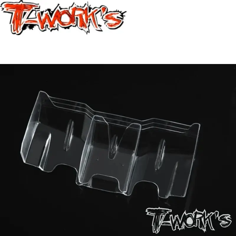 Original T works TE-120-1 1/10 Lexan Rear Wing With Center Divider 6.5