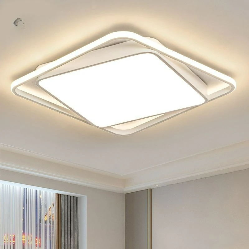 

Modern Square LED Ceiling Light Used for Living Dining Room Bedroom and Study Cabinets Lamp Home Decor Lusters Luminaires