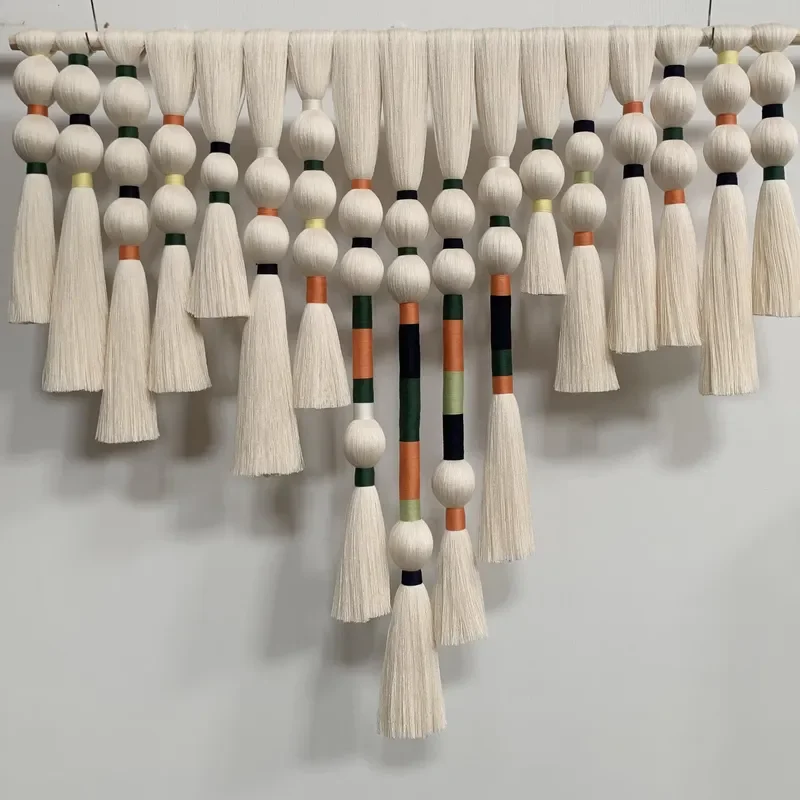 Factory Direct Sale Handmade Bohemian-style Macrame Wall Decorations Irregular Shape Cotton Material Customized Birthday