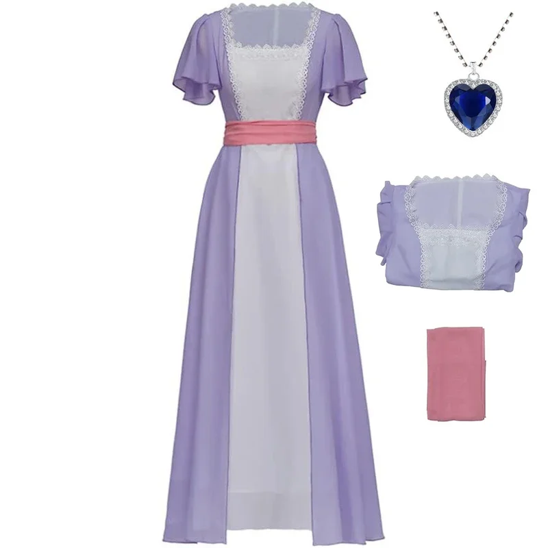 فستان RT01 Titanic Rose التنكري، فستان سهرة Bridgeton Heart of the Sea، فستان ريجنت، زي أداء المسرح Gf1