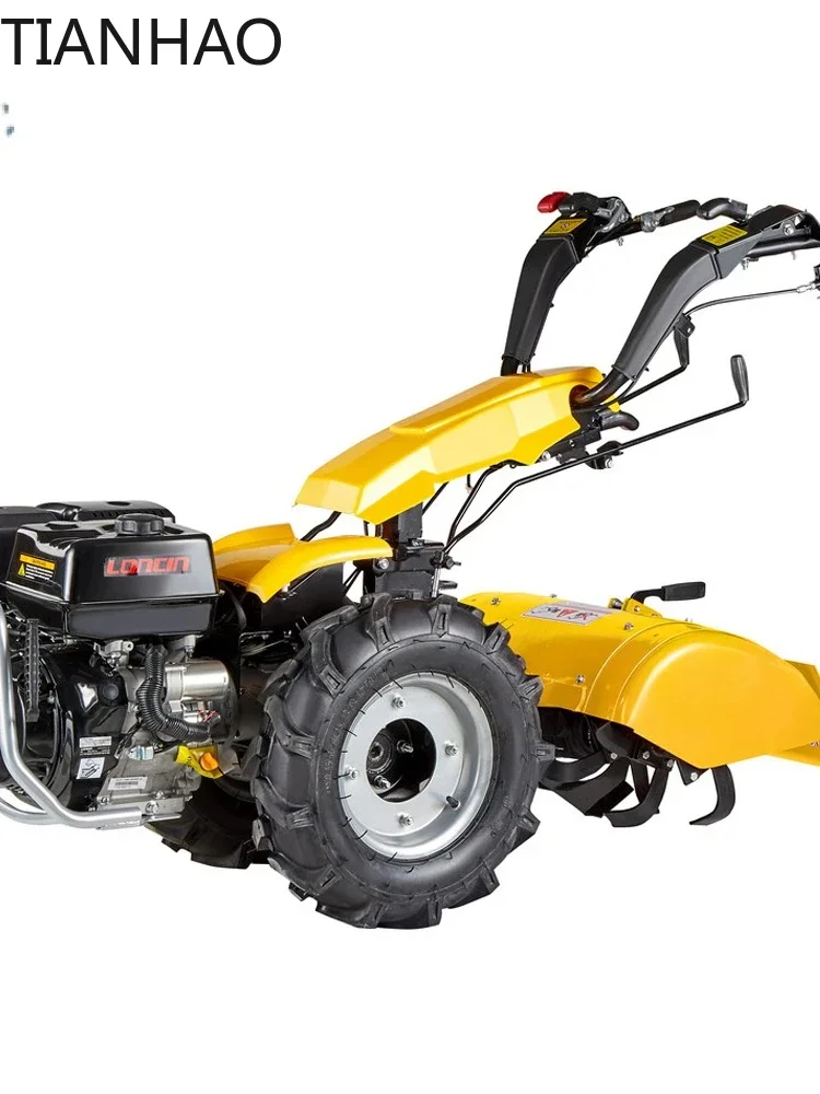 Lawn Mower Grass Cutter Scythe Mower 7 in 1 Function Walk Behind Two Wheel Tractor Cultivator/Snow Blower/Plough