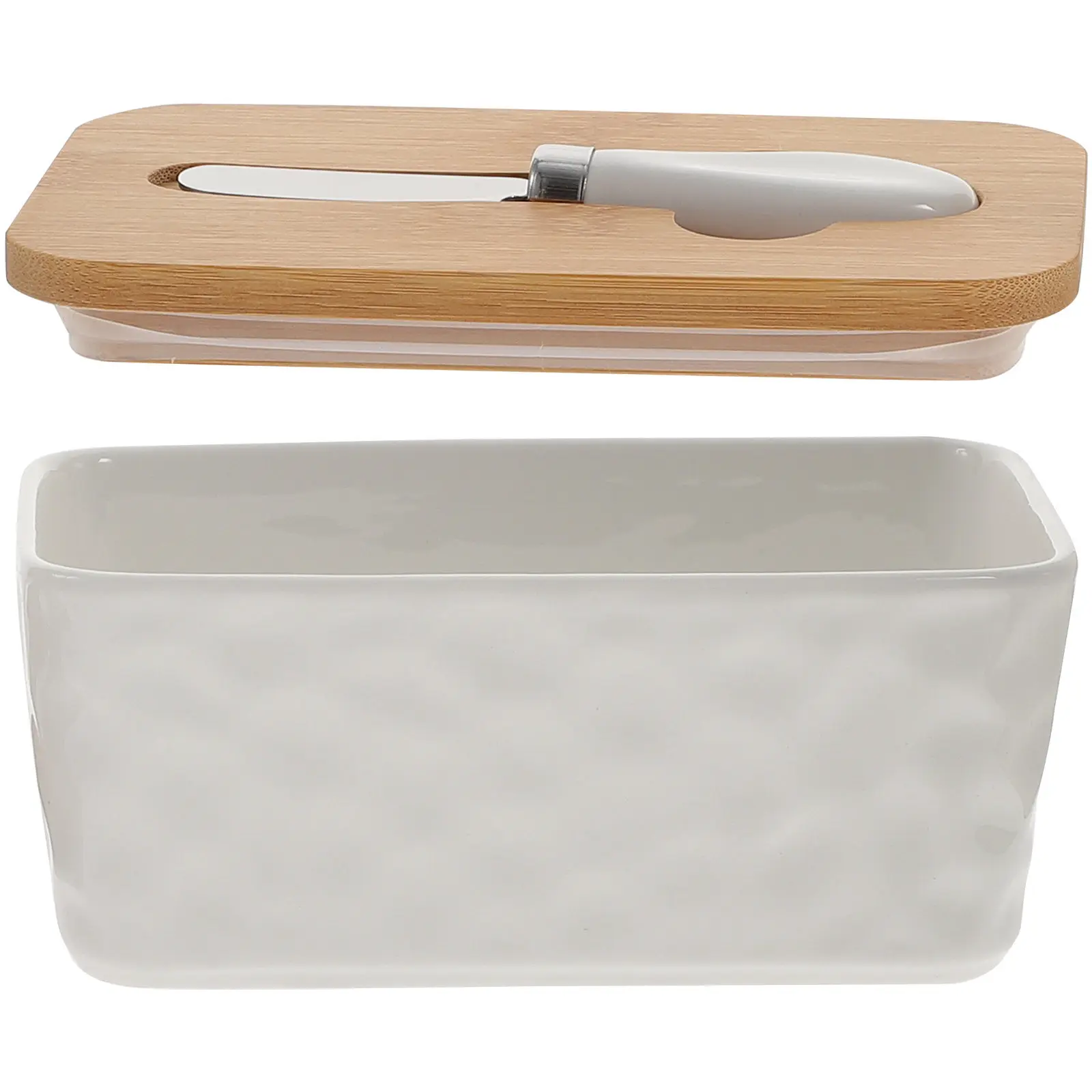 

1Set Stylish Household Butter Box Set with Airtight Cover and Integrated Spatula Ideal for Butter Cream Cheese Storage Freezer