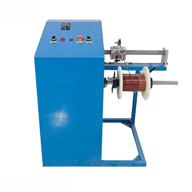 QP400 Cable Winder Machine 0.8-20mm Copper Aluminium Wire Rewinding Machine 400mm Spool Steel Wire Take-up Machine