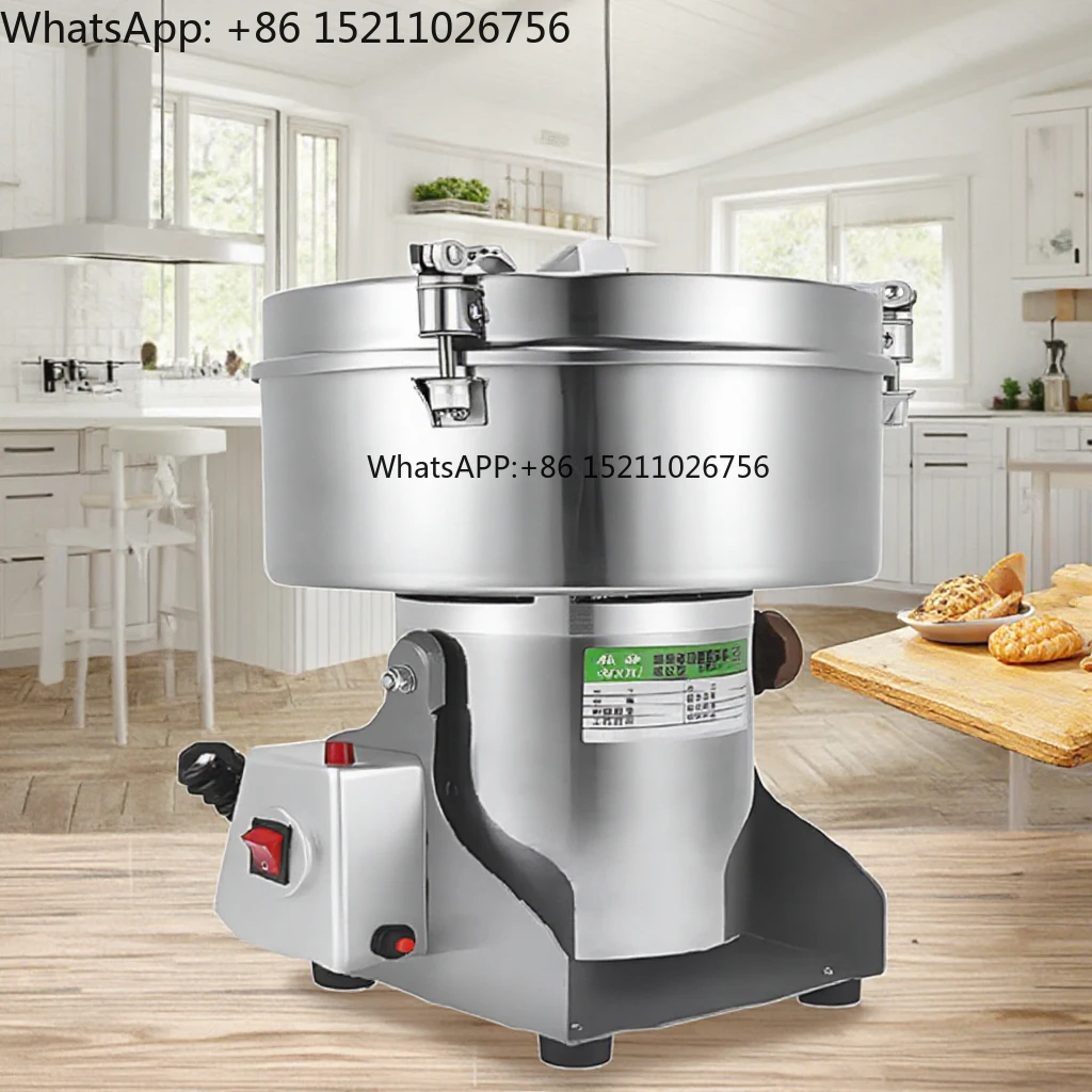 5000g Powder Machine Grinder Mill High Speed Flour Grain Herbs Commercial Cereals Spices Grinder