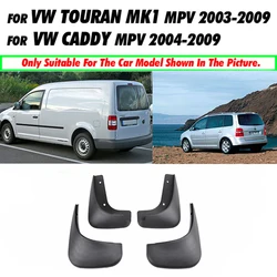 Car Mud Flaps For VW Caddy 3 2k Volkswagen Touran 1t MK1 2003~2009 2004 2005 Mudflaps Splash Guards Mud Flap Mudguards Fender