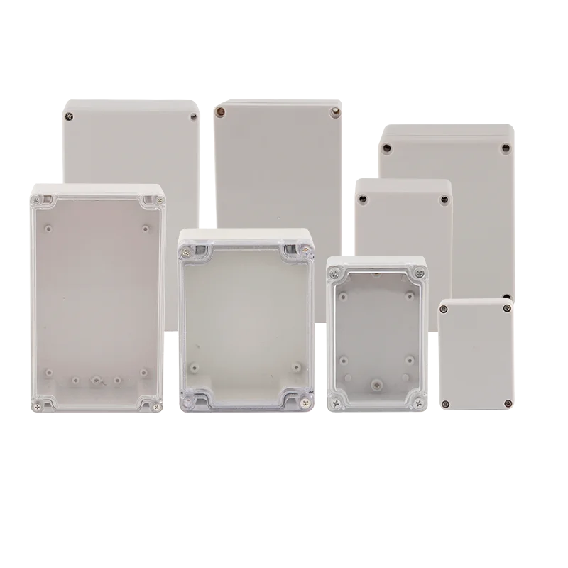 F Series Waterproof IP67 Outdoor Electrical Junction Sealed Box Enclosure Plastic ABS Junction Case Screw Cable Custom