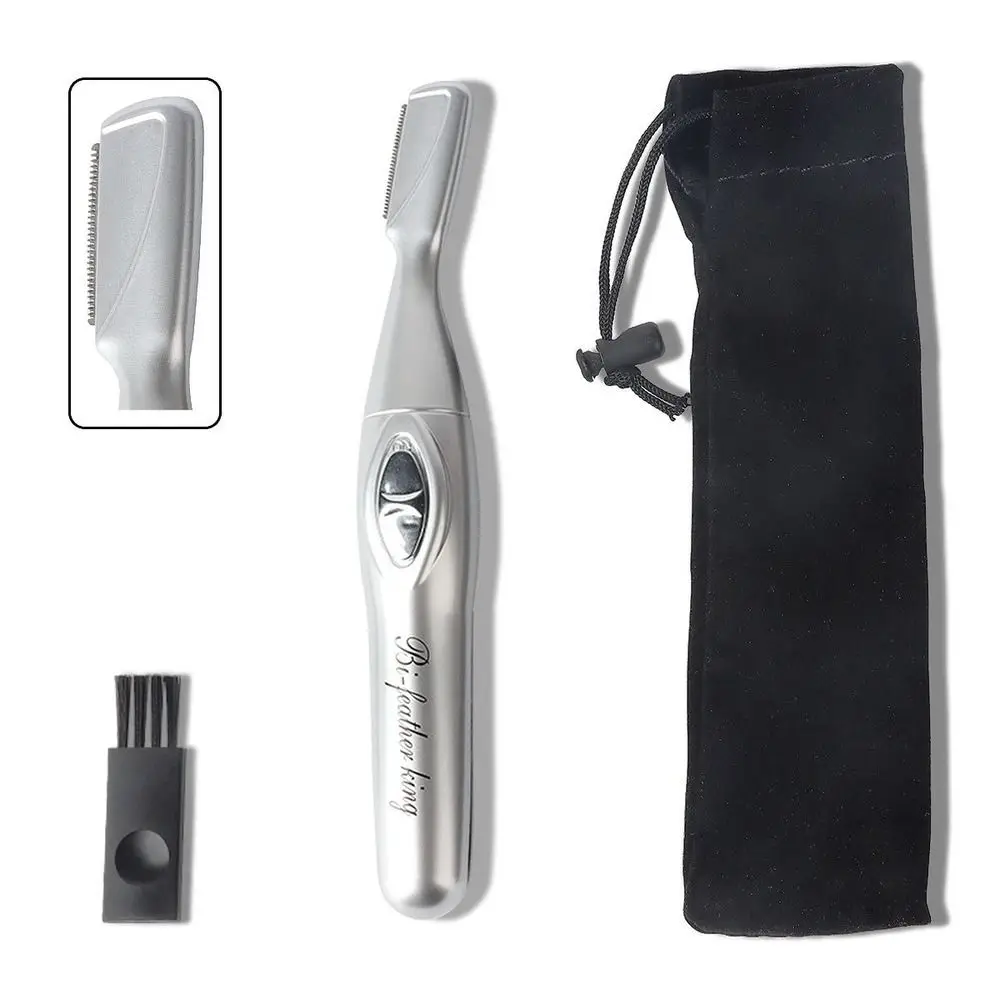 Macchina da barba Shaper per sopracciglia Pettine per sopracciglia Set Rimozione peli Sopracciglia Rasoio per il viso Trimmer elettrico per sopracciglia Mini Epilatore