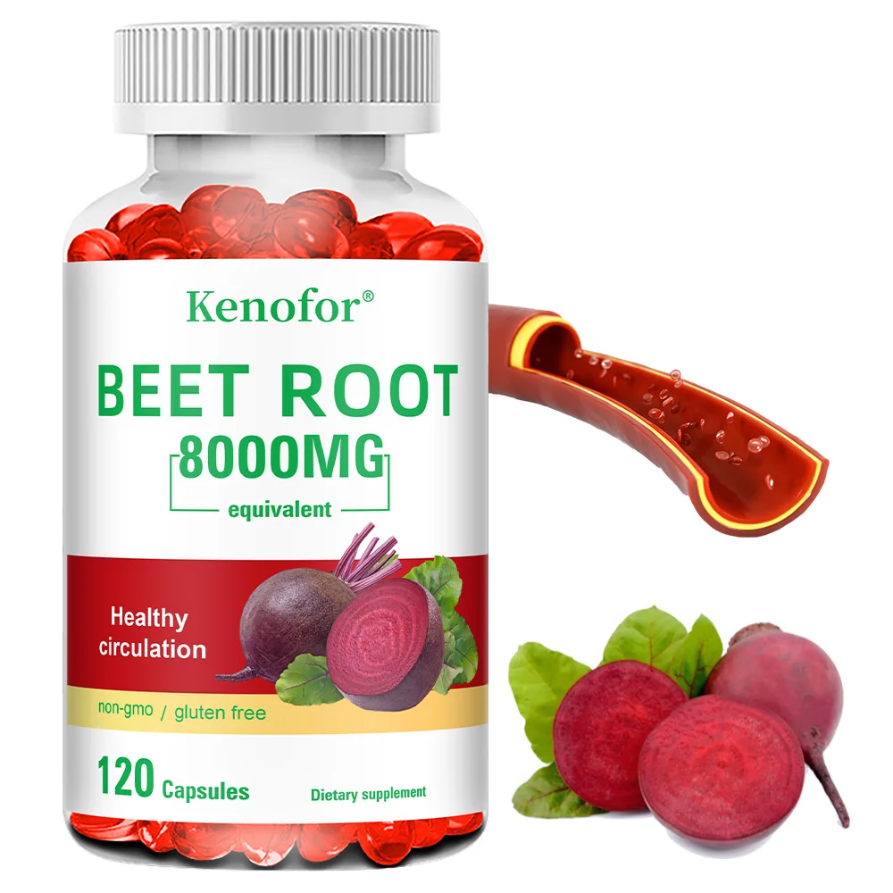 

Капсулы Beetroot способствуют кровообращению и здоровью сердца, детоксикации печени и повышенной выносливости, без глютена и без ГМО