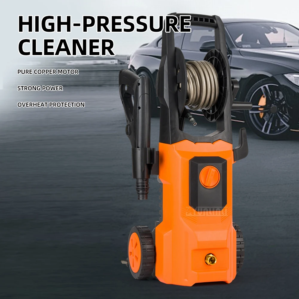 Household Portable High-Pressure Water Cleaning Machine 220V High-Power Flush Machine for Home Use