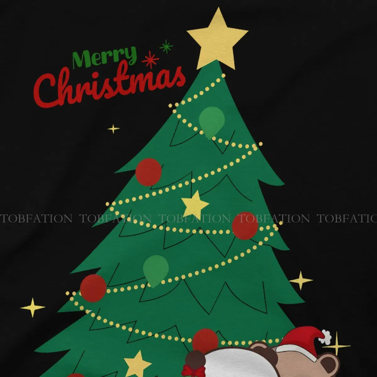 Bubu And Dudu Christmas Celebration Tshirt Graphic Men Tops Vintage Fashion Summer Clothing 100% Cotton T Shirt