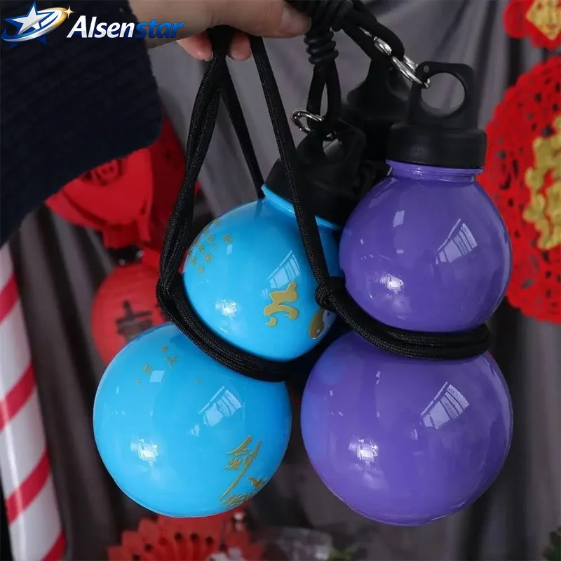 Tai Chi Chinese style gourd water bottle 750ML portable sticker DIY sports drink bottle large capacity