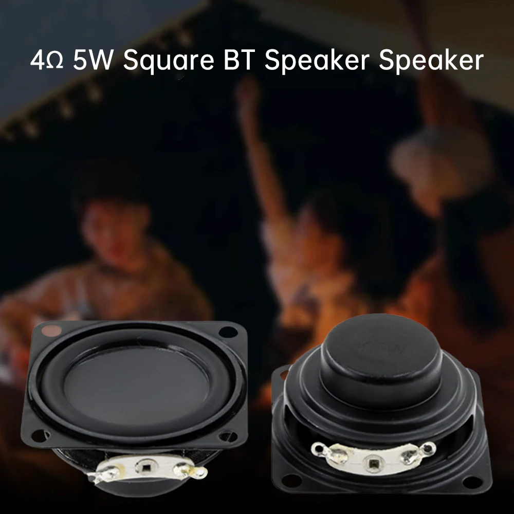 40MM Full Range Speaker 4ohm 5W Portable Audio Subwoofer DIY BT Loudspeaker Bluetooth Home Sound Theater