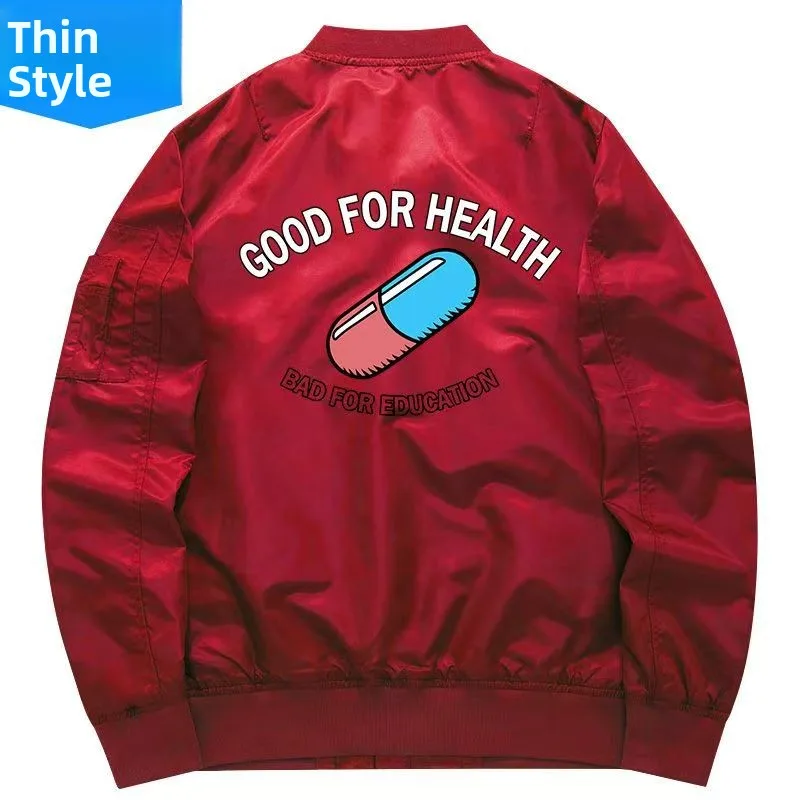 

Куртка Akiira для косплея в стиле аниме, повседневная верхняя одежда на молнии, из полиэфирного волокна, свободного кроя, с длинными рукавами, для подростков и мужчин