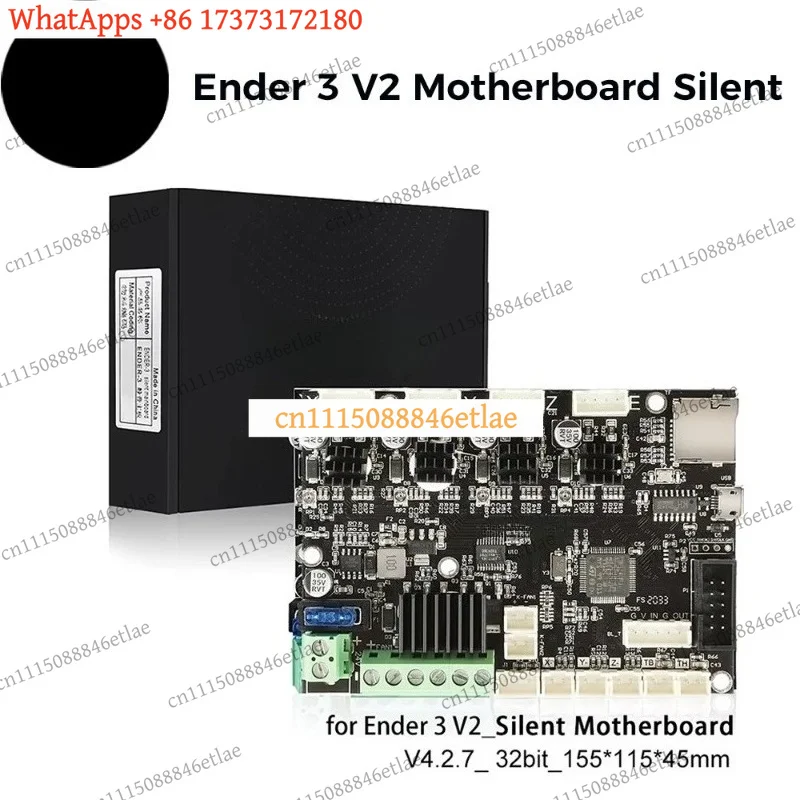 k03 Upgraded Silent Motherboard V4.2.7 with TMC225 Driver for Ender 3 V2 3D Printer Parts High Performance Mainboard Replacement