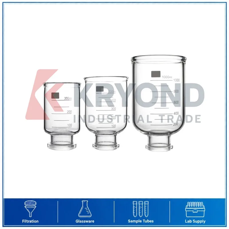 Sand Core Filter Devices 300mL 500mL 1000mL Laboratory Filtration Accessories Glass Research Equipment Use Series Model Set Pack