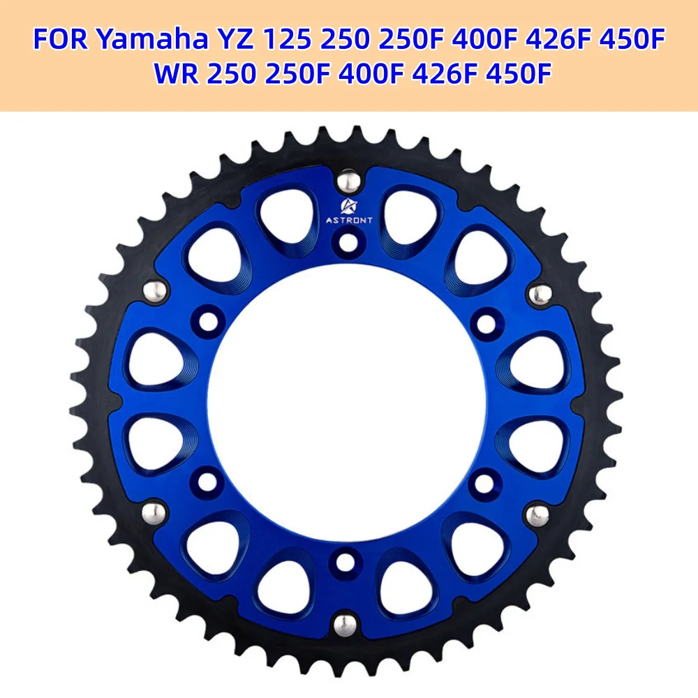 

For Yamaha YZ 125 250 250F 400F 426F 450F WR 250 250F 400F 426F 450F Motorcycle CNC Rear Chain Sprocket YZ 125~450F WR 250~450F