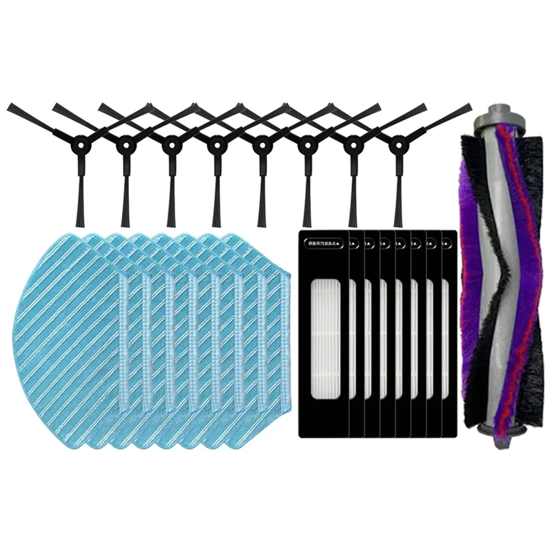 【shop-journey】pieces-de-rechange-pour-aspirateur-midea-m7-m7-pro-m7-max-eureka-ner700-brosse-principale-filtre-lateral-chiffon-de-nettoyage