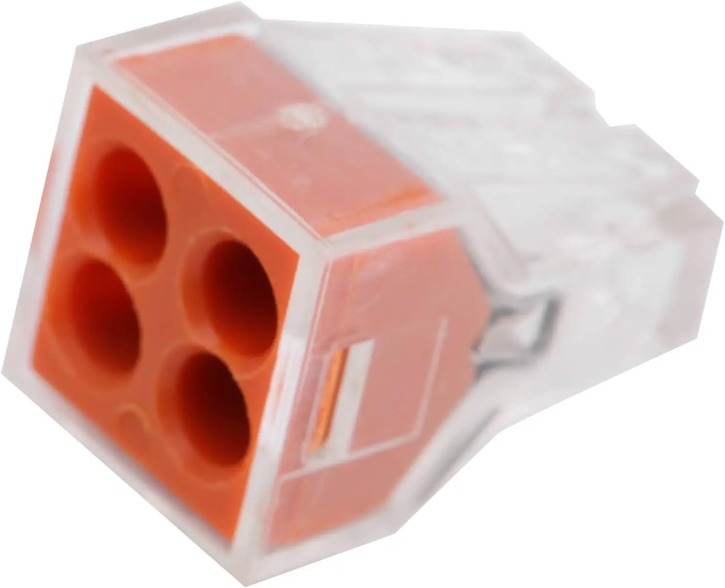 16PCS PCT-104 4 Hole Fast Wire Connector Quick Splice Terminal Block Home Electrical Wiring Cable Splitter Wire Connector