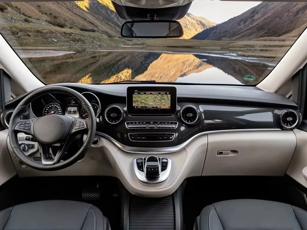 ترقية لوحة الأدوات المعدلة لوحدة التحكم في السيارات المركزية مع شاشة تعمل باللمس لمرسيدس بنز Vclass Vito W447 #6