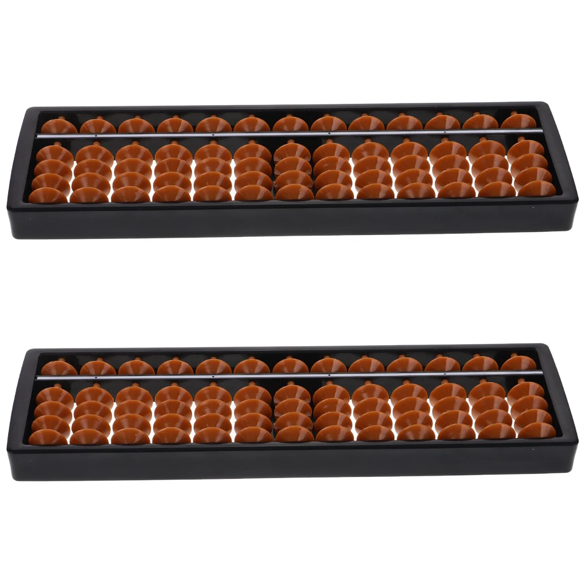 2 Count Portable Abacus for Adults Math Vintage Style Students Accounting Chinese Bead