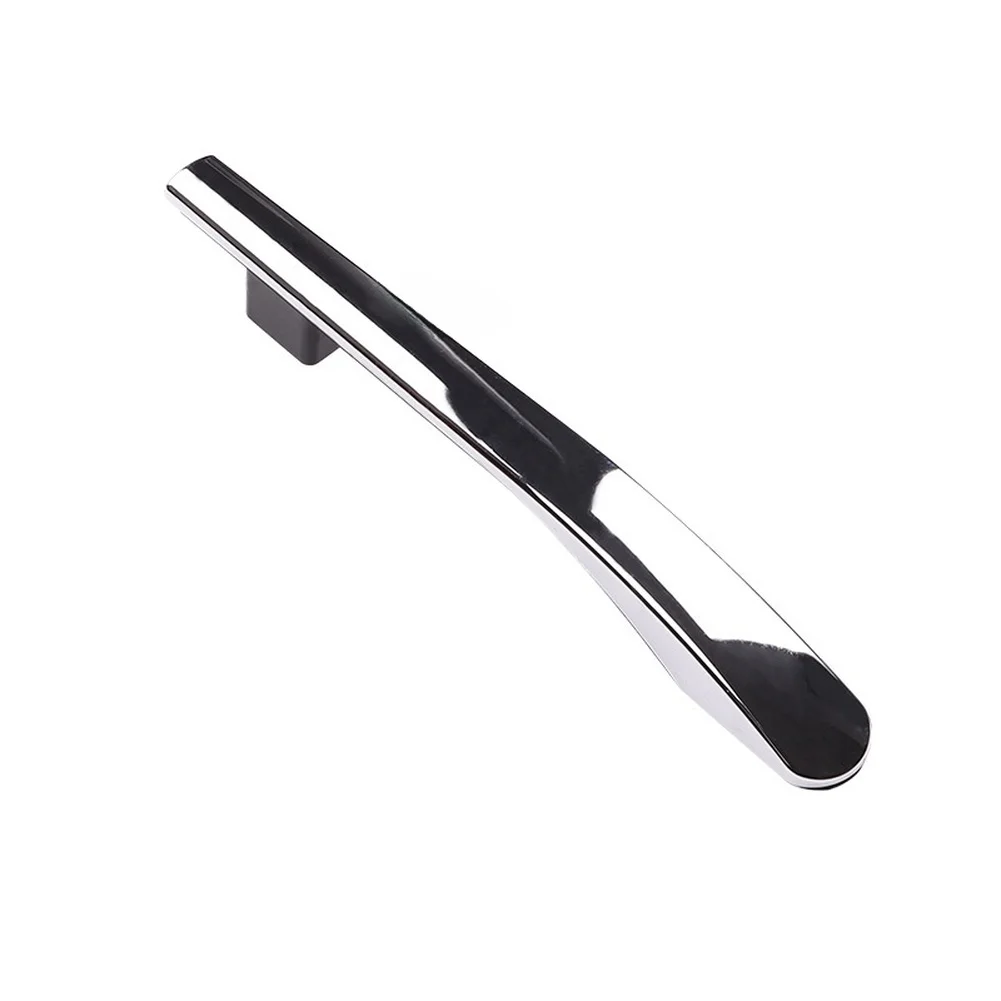 350mm Silver Chrome ABS Handle for Refrigerator Cabinet Furniture Door Pull Lightweight Strong Construction Reliable