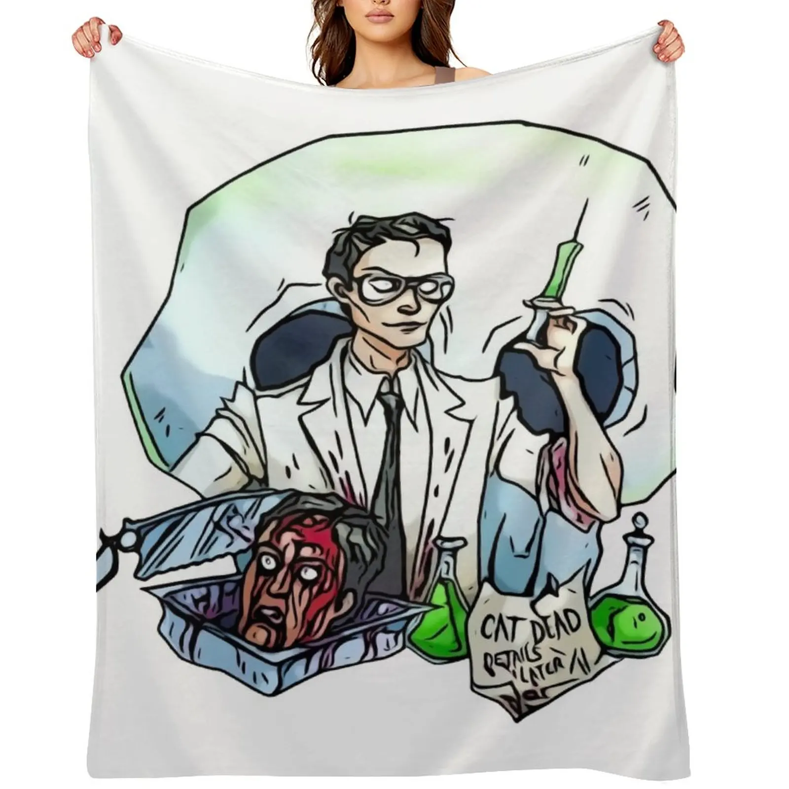 Re-Animator Throw Blanket Soft Beach Luxury Thicken Hairys Nap manga Blankets