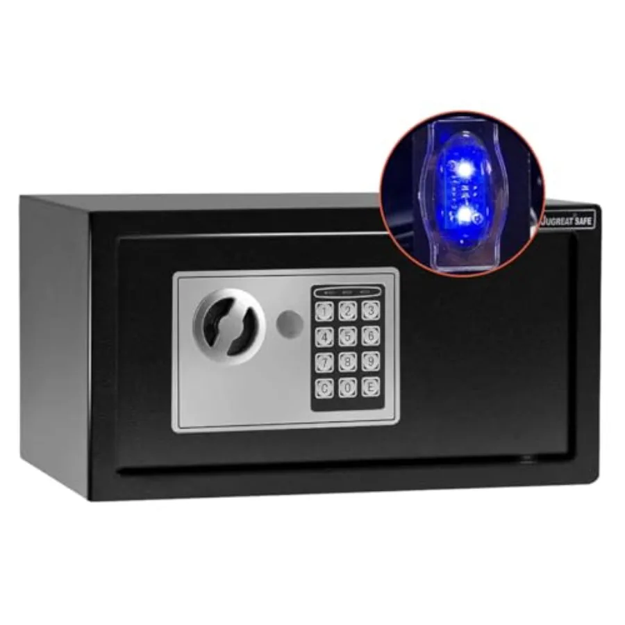 

Safe Box Sensor Electronic Digital Security Safe Steel Construction Hidden Lock Wall or Cabinet Anchoring Design for Home Offic