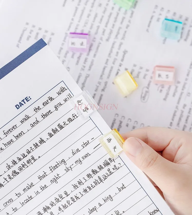 5 Paper Clip Mini Color Paper Clip Candy Transparent Metal Document Bookmark File Index Page Clip Office Staples