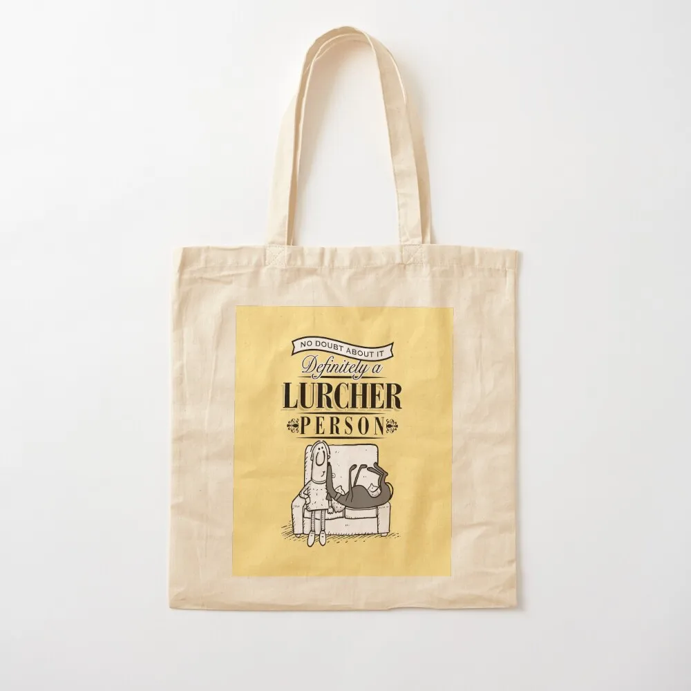 Lurcher Person Tote Bag custom canvas bag Women's bags Woman shopper bag Cloth bags