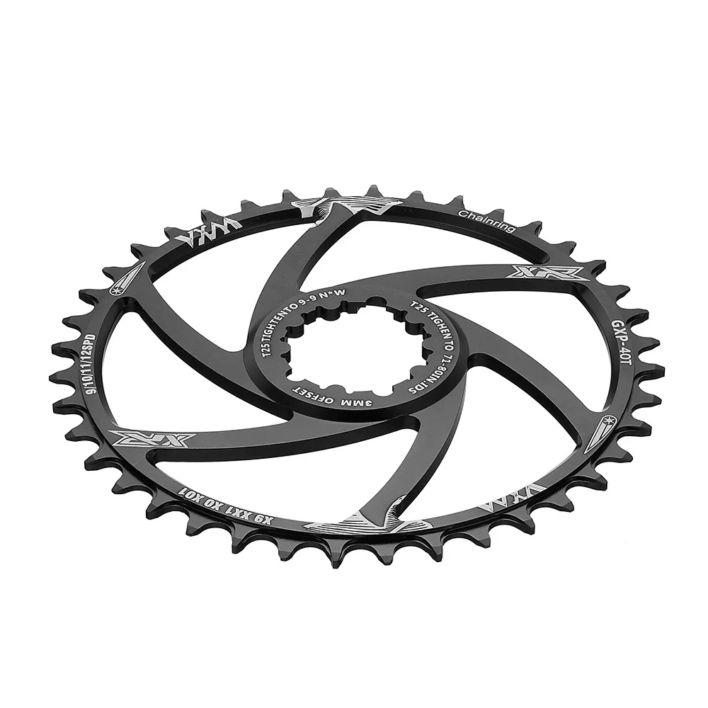 

Горный велосипед с положительными отрицательными зубьями, соединительная муфта скорости звездочки, прямая установка, 32 т/40 со смещением одного диска, звездочка 3 мм