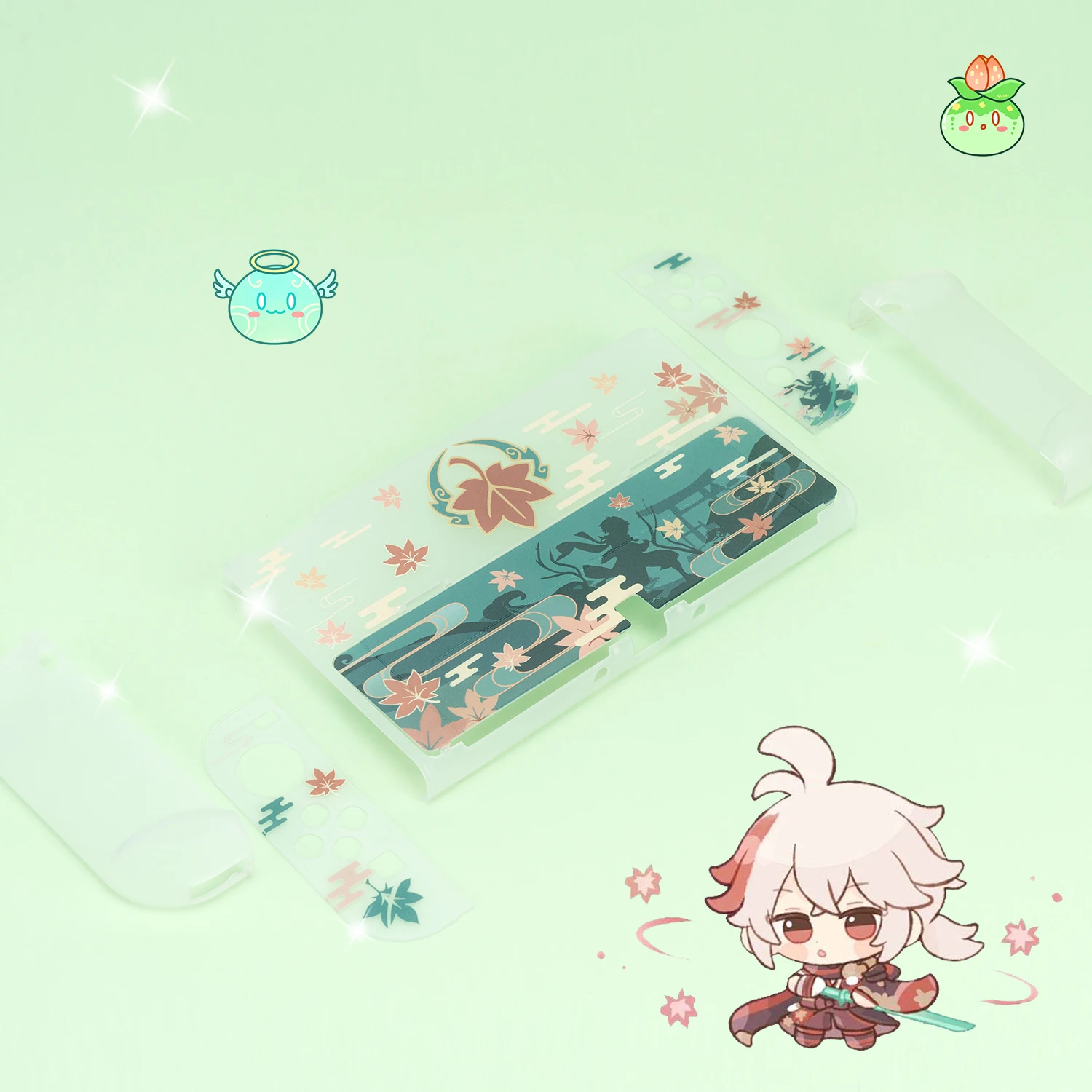 Funda Nintendo Switch Oled Cover Anime Dockable Bảo Vệ Cứng Cho Công Tắc Điều Khiển Joy-Con Bộ Điều Khiển