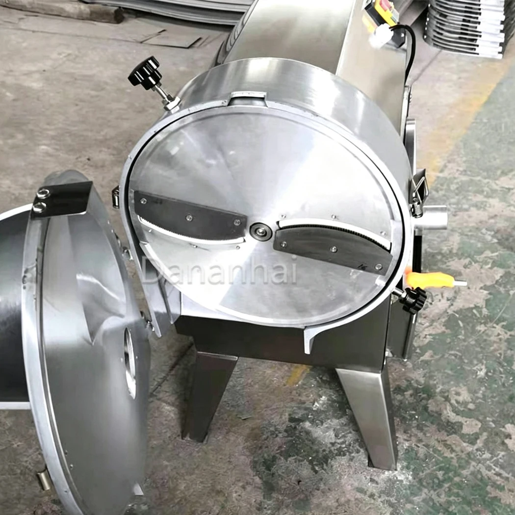 Type 80 Commercial Food Cutter, Vegetable Cutting Machine 300‑1000KG/H Vegetable Shredder for Large‑volume Production