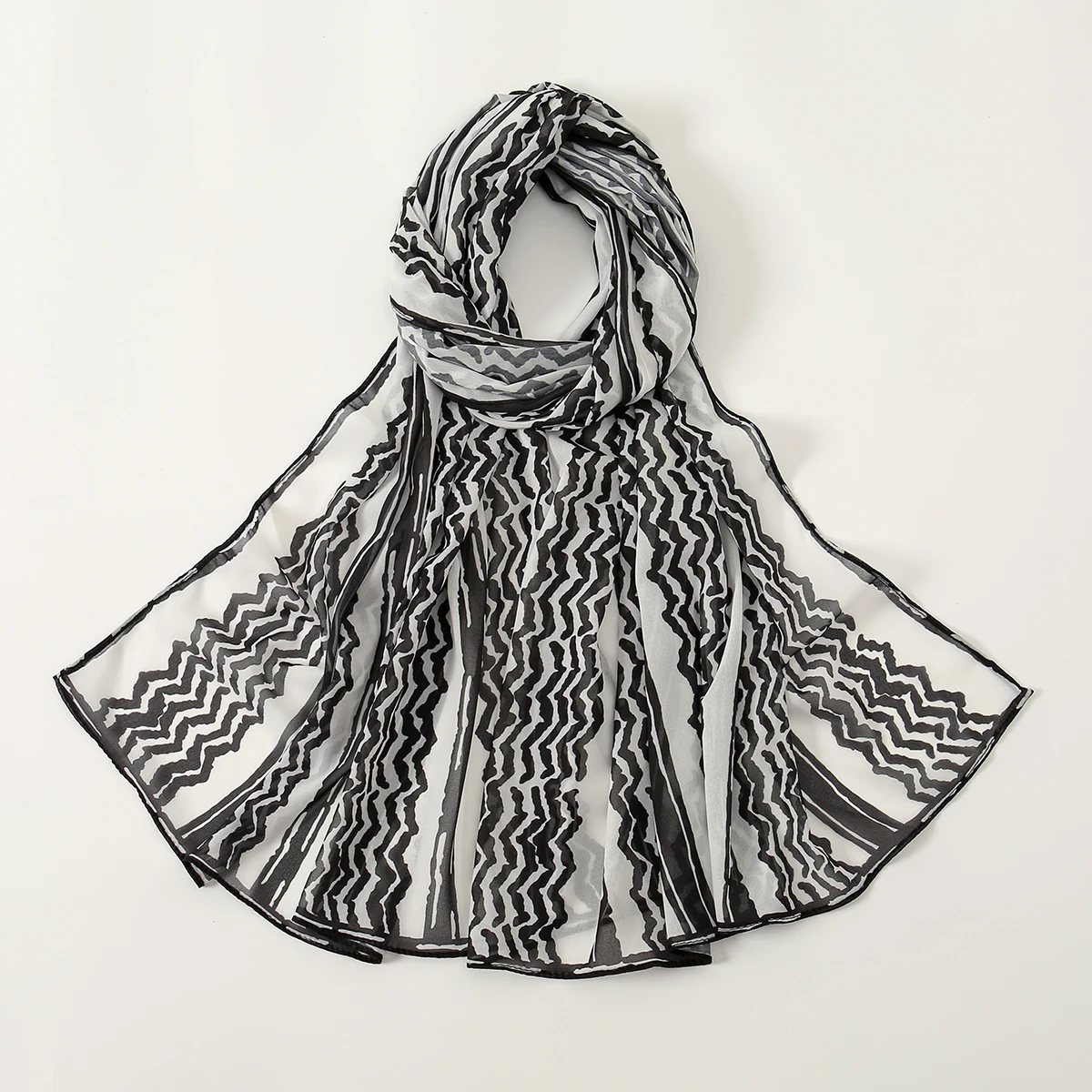 Big Size Print Keffiyeh Hijab Scarf Soft Long Fashion Scarves Headscarf Muslim Woman Hijabs Striped Palestine Shawl Ramadan