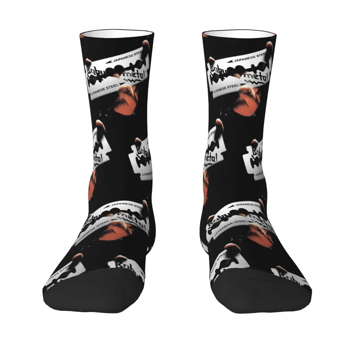 Judas Priest Rock Band Gift Crew Socks Stuff for Casual Wear Sweat Absorbing Dress Socks