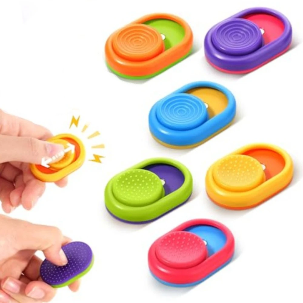 

6pcs Printed Magnetic Slider Fidget Toys Textured Magnetic Slider Sensory Magnetic Fun Little Toy for Relieving Anxiety Stress