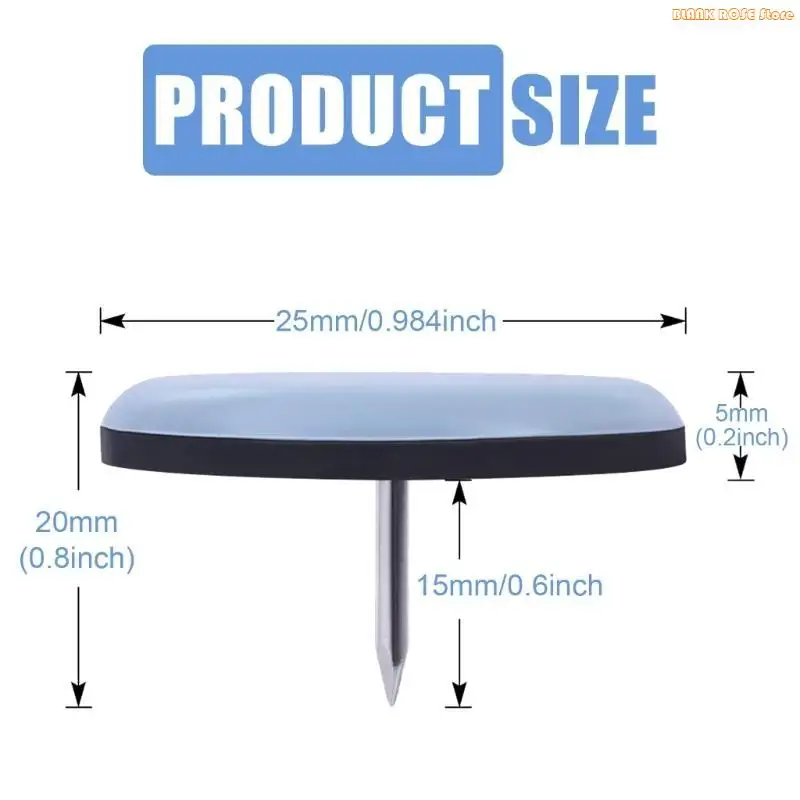 K1AE وسادة الأثاث الثابتة للأظافر، مقاومة للتآكل، تصميمات منزلقة هادئة، منزلقات الأثاث