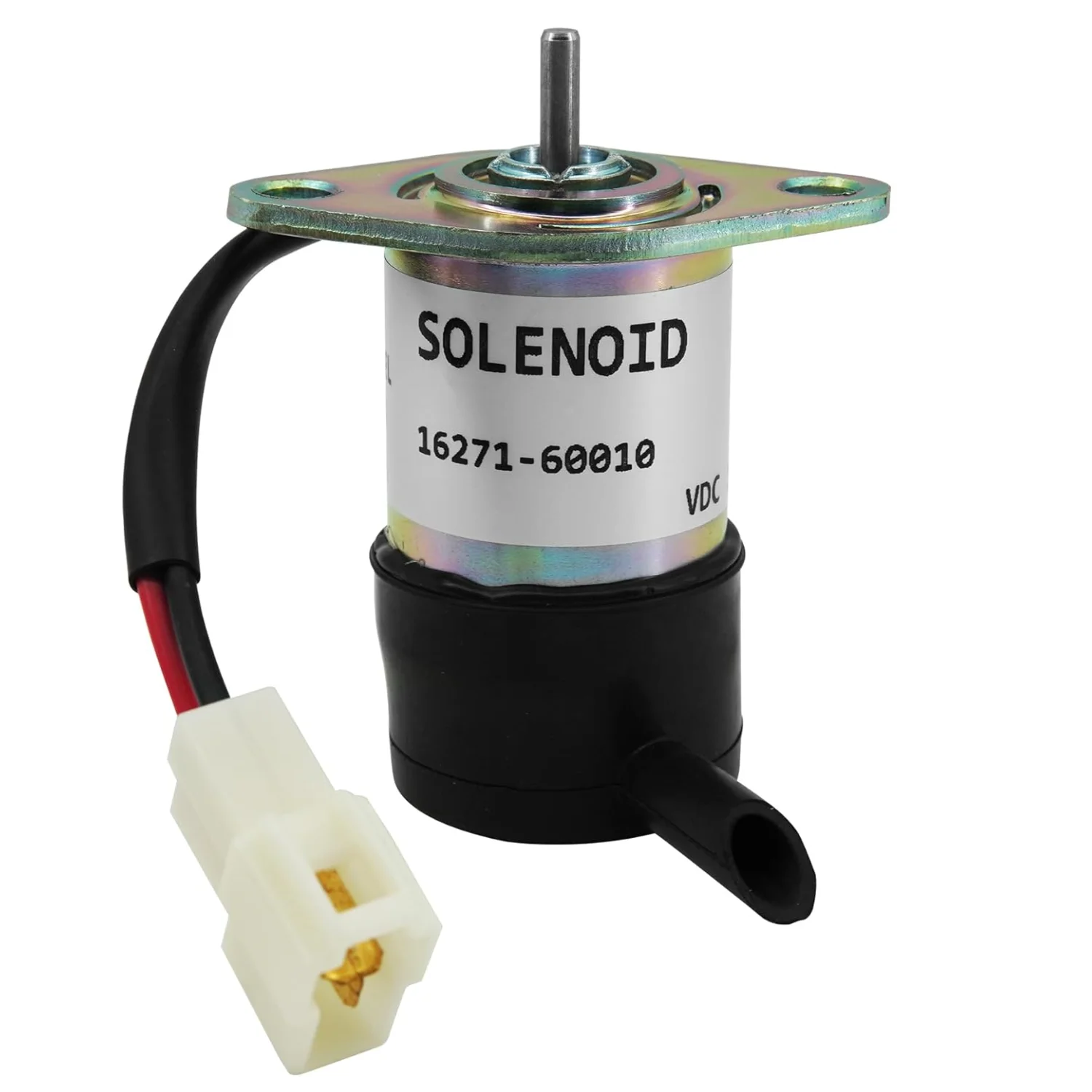 Msparts 052600-4151 16271-60010 16271-60012 Fuel Shutoff Solenoid 12V Fit For Kubota D11 05 D1005 V1505 F2400 KX41 KX61 KX71 R31