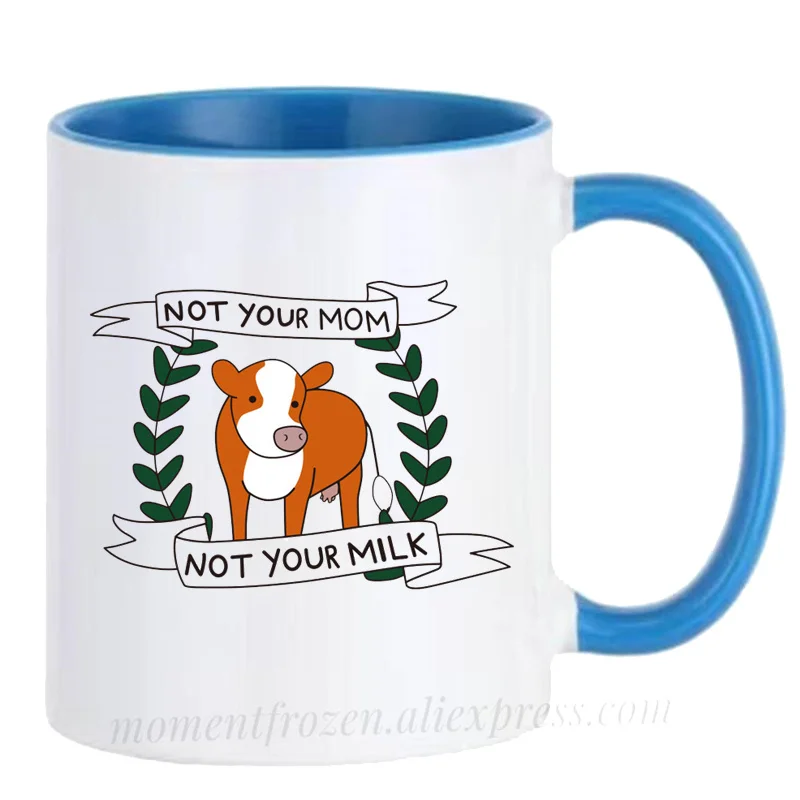 Funny Cow Mugs Milk Coffee Tea Cheese Cups Mom Mama Mum Mother Gifts Cheese Mugen Coffeeware Home Decal Teaware Beer Drinkware