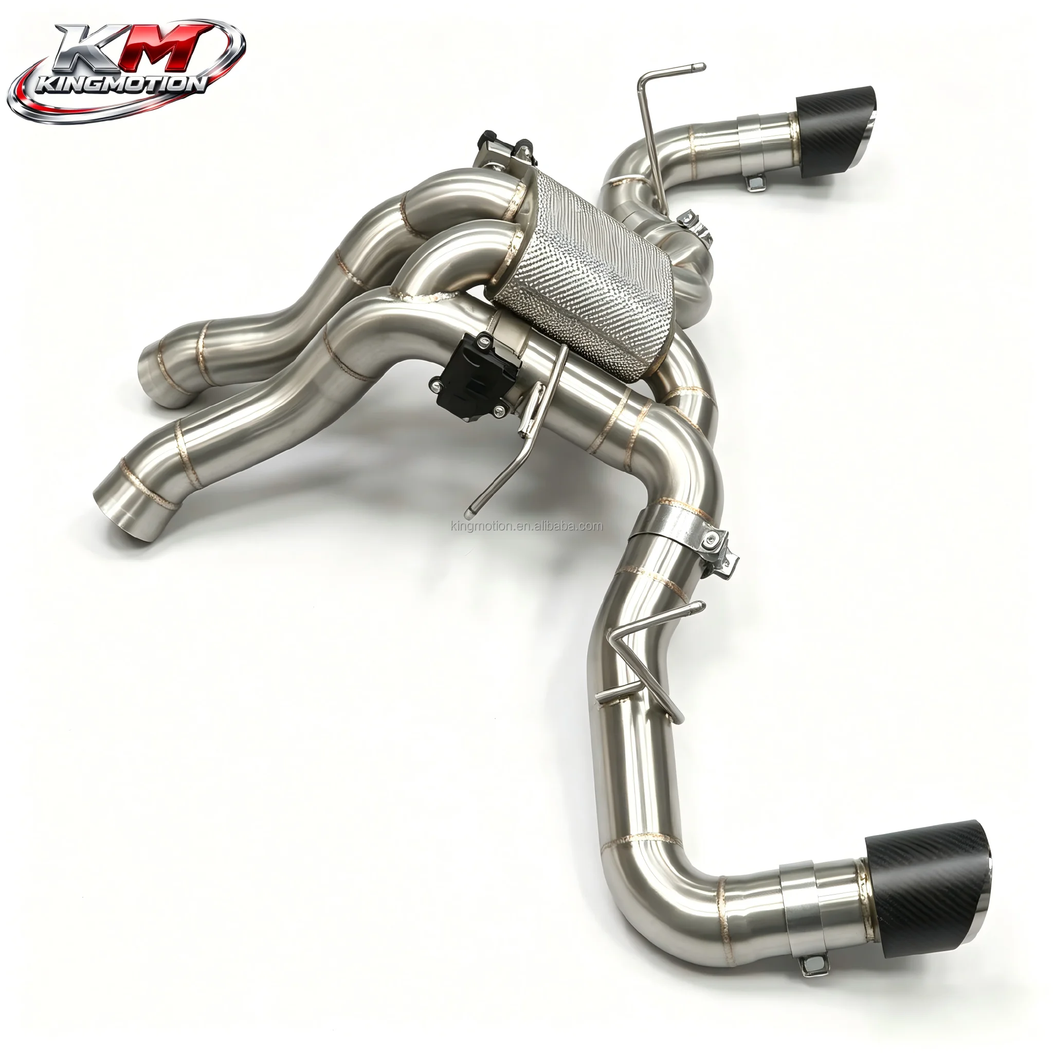

KM Catback Exhaust Heat Shield Finish 570S 540C 570GT 3.8T V8 (2015-2021) SS304 Stainless Steel 1.5mm Universal Fitment