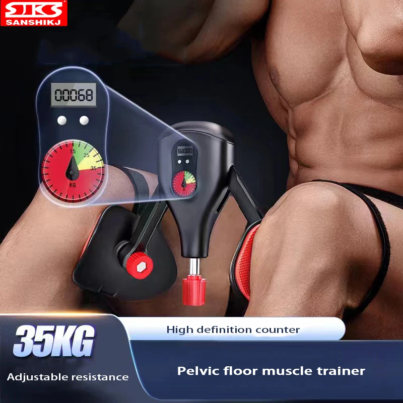 Visual Resistance Adjustable PC Muscle Trainer, Postpartum Repair, Leg Clipper, Kegel Trainer, Men's Slimming Leg Beauty Device