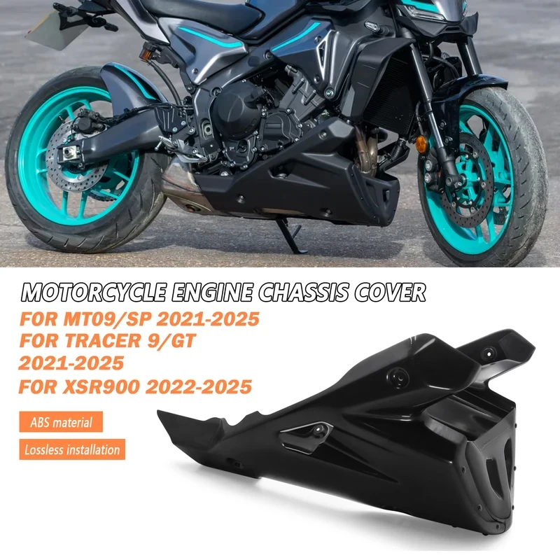 Frame Protection Engine Chassis Cover Belly Pan Spoiler Fairing Motorcycles For MT09 MT-09 SP mt09sp 21-25 TRACER 9 GT XSR900