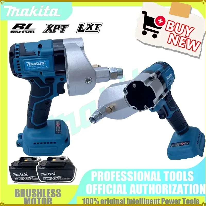 

Беспроводной электрический смазочный пистолет Makita 18В, полностью автоматический, высокого давления, специально для экскаваторов, совместим с аккумулятором Makita.
