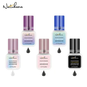 Professional glue of fast drying for eyelashes, strong adhesive for the extension of false eyelashes, 5ml, 0.3 s, 0. 5s, 1s, 2s, 3s 12 Main Sales Cola Cilios - №6