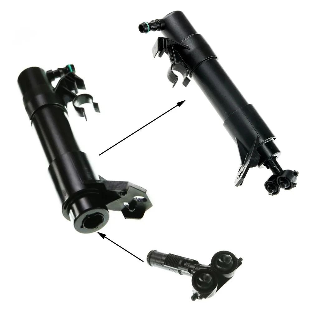 

For Headlight Cleaning Headlight Washer Headlight Washer Nozzle Nozzle Spray OEM 1K5955979 1K5955978 Front Bumper Mount